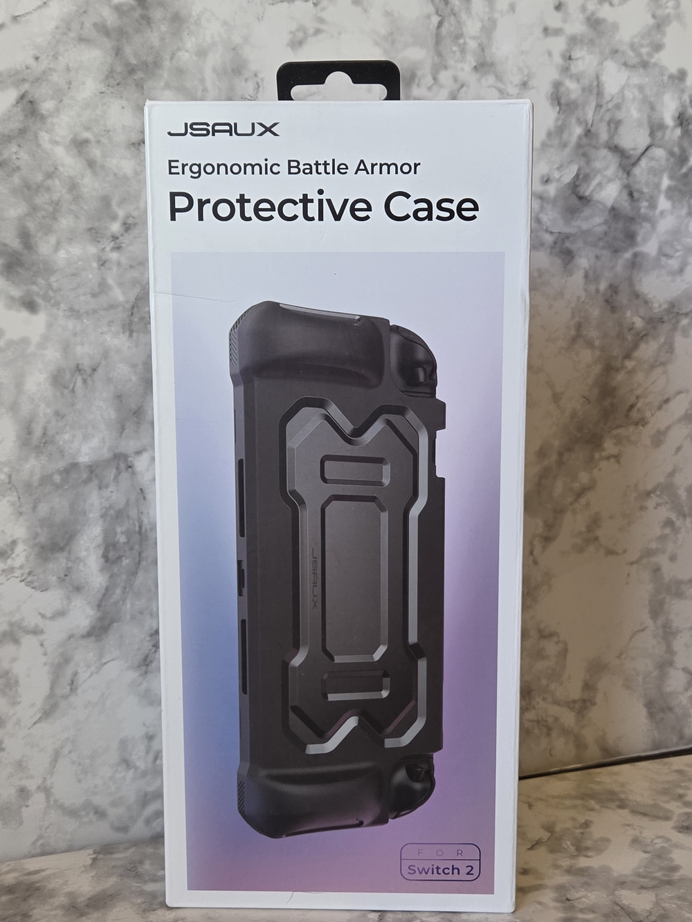 Ergonomic Battle Armor Protective Case for Switch 2 - Black